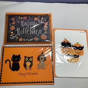 Set of 3 Papyrus Halloween Cards new sealed